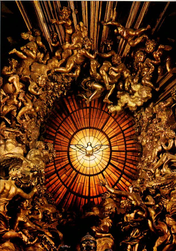 Gian Lorenzo Bernini. Cátedra de San Pedro, 1657-66. San Pedro del Vaticano, Roma.