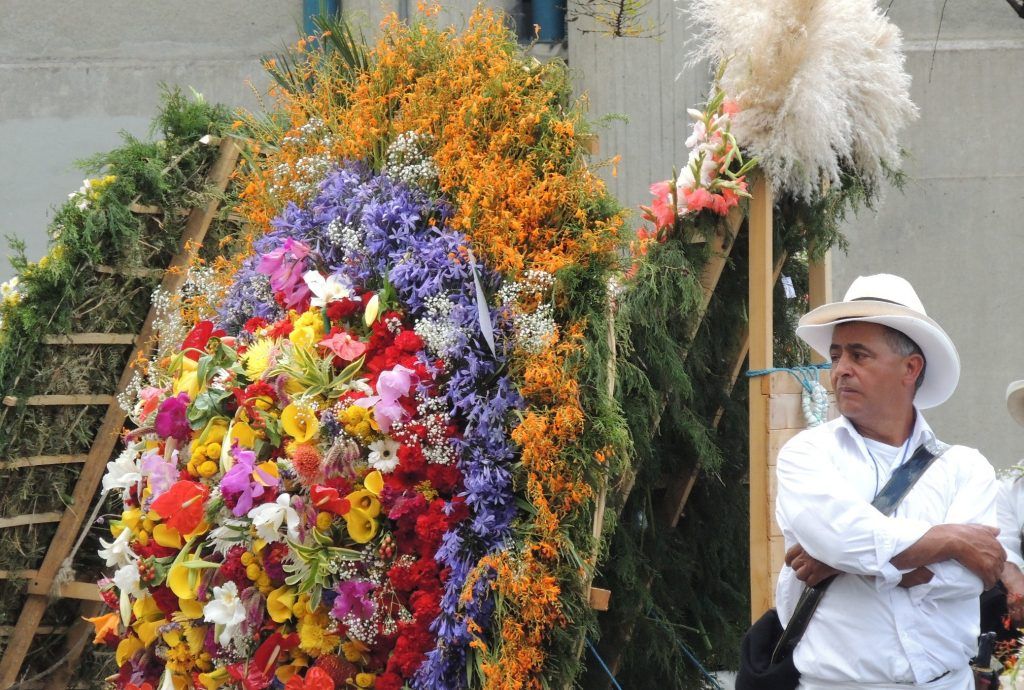 Los silleteros Una tradición de origen campesino.