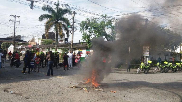 Enfrentamientos con el Esmad en el Paro Cívico de Chocó