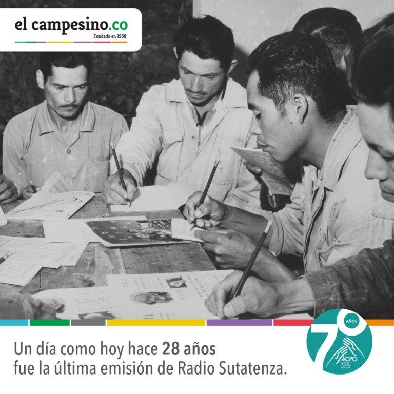 Hace 28 años se escuchó la última emisión de Radio Sutatenza
