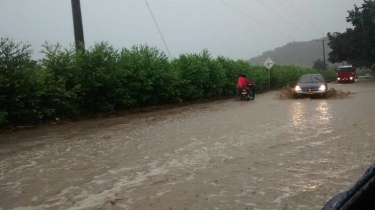 Lluvias afectan vías en occidente de Boyacá