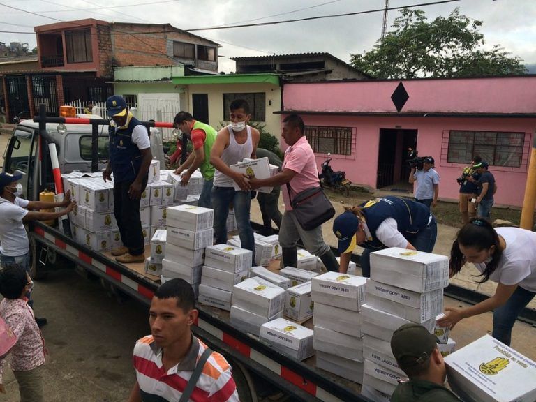Valle del Cauca apoyó a damnificados de Mocoa