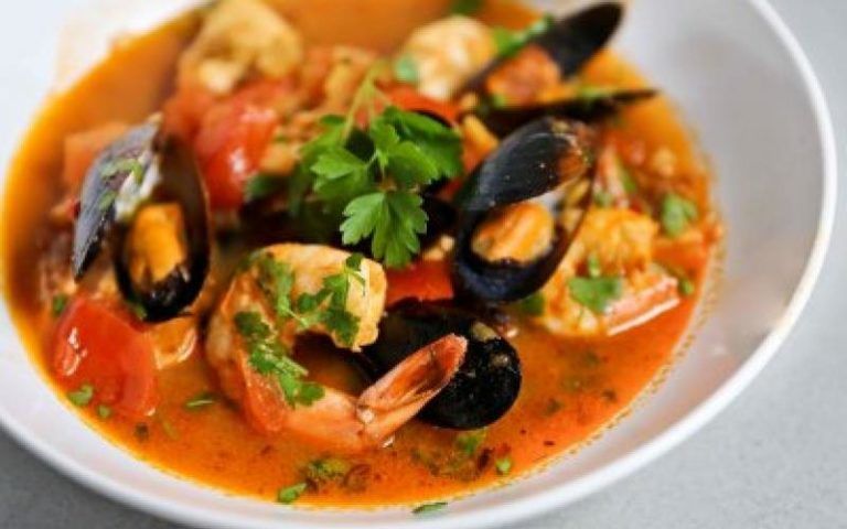 Cazuela de mariscos