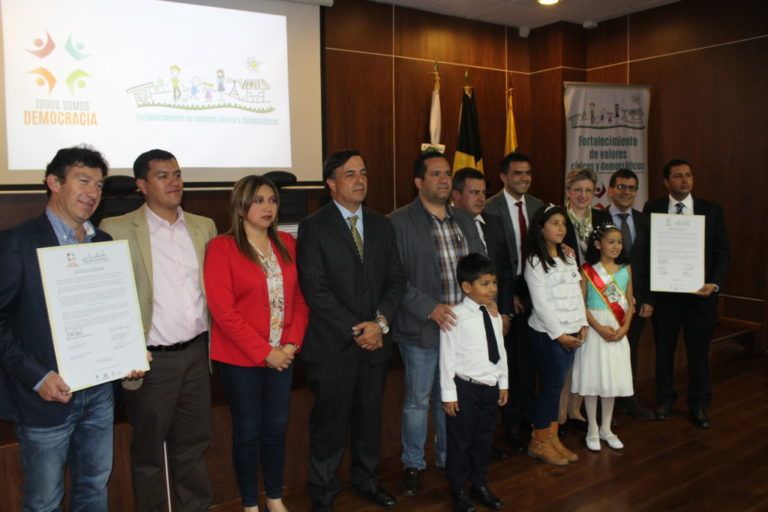Lanzamiento del proyecto: Fortalecimiento de valores cívicos y democráticos