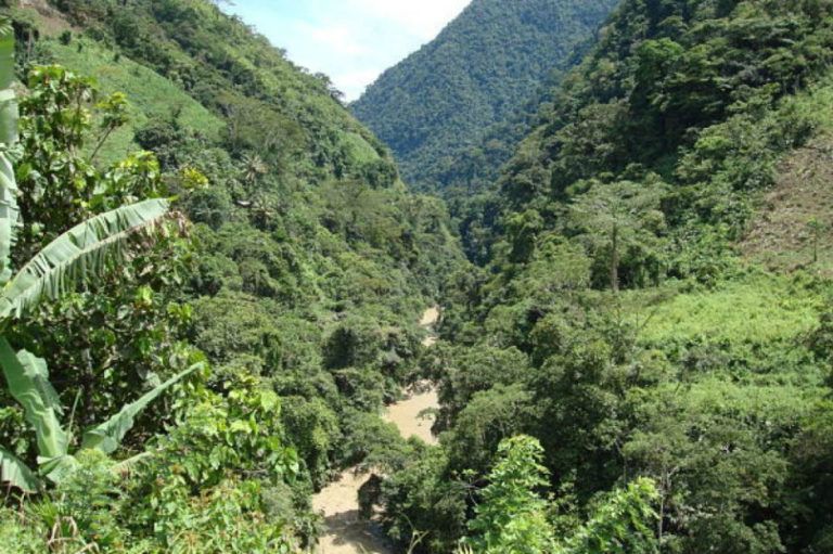 Cañón de La llorona en Antioquia