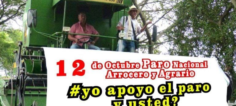 Comenzó el Paro Agrario en Colombia