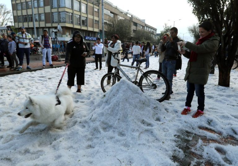 Bogotá no escapará al granizo en noviembre