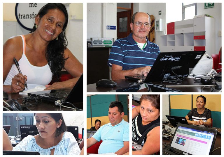 Líderes rurales enamorados de las Escuelas Digitales Campesinas