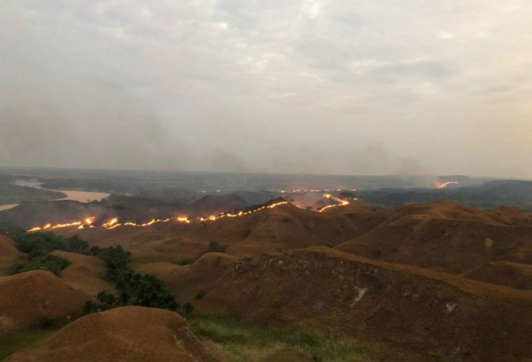 Incendio forestal afectó durante 3 días Cerro del Indio Acostado en el Meta