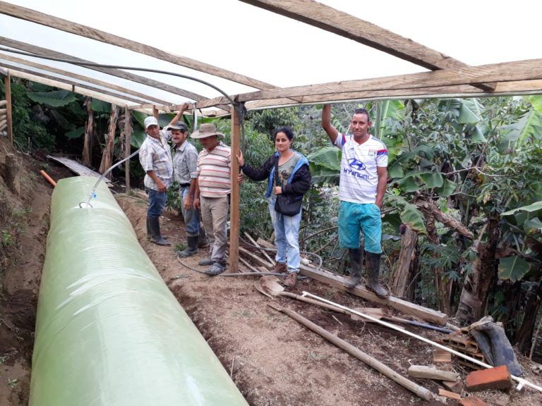 Economía y salud,  garantías de los campesinos al crear su propio gas metano