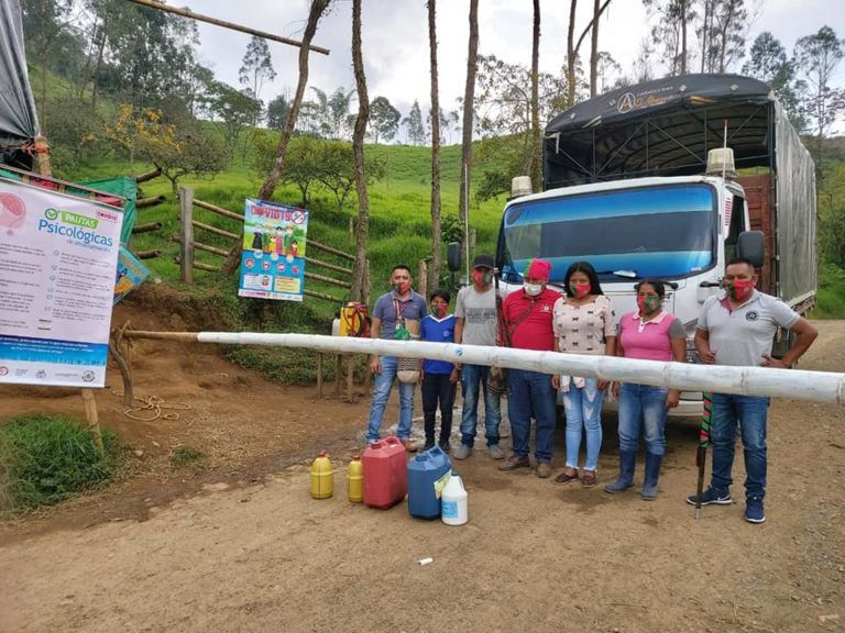 Así trabajan los guardias indígenas por la prevención del COVID- 19