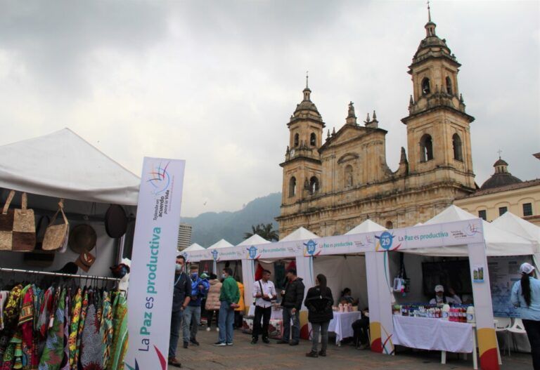 Una feria que celebra 5 años de compromisos por la paz colombiana
