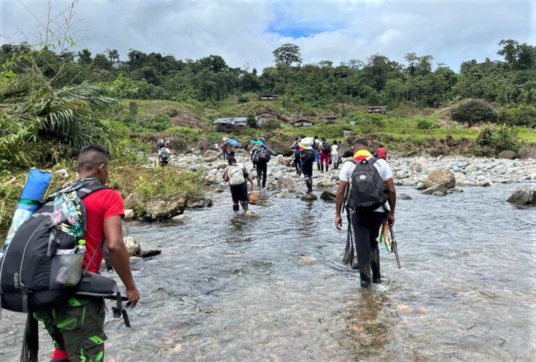 Indígenas del pueblo awá recuperan sus tierras ancestrales en Nariño