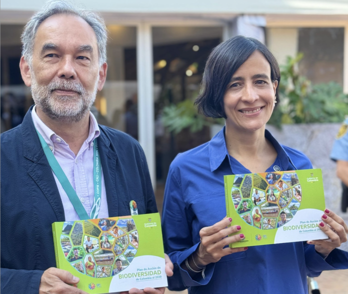 Foto: RCN Radio: La Ministra de Ambiente Susana Muhamad presentó en el segundo dia de la COP 16 en Cali , el Plan Nacional de Biodiversidad, preparado durante dos años luego de la COP de Montreal.