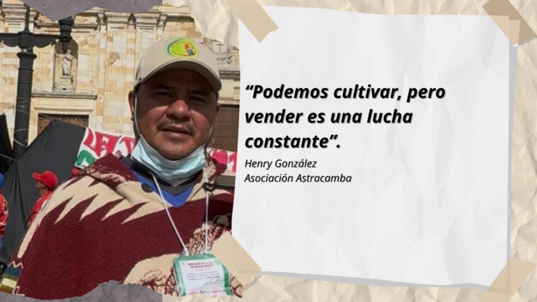 El campo exige inversión, paz y presencia estatal en la Plaza de Bolívar